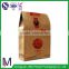 Factory manufacturer cheap price snack kraft paper bags wholesale/brown paper stand up bag