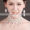 MYLOVE Imitation Pearl Jewelry Set White Lace Bride Jewelry MLT024
