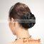 Fake Braid chignon hairpiece, synthetic braided bun hairpieces