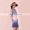 Hollow sexy style sleeveless woman casual lace dress