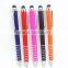 2016 newest twist-action aluminium stylus pen with colored barrel/metal stylus touch pen