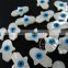 20*15mm blue white mother of pearl shell Turkish evil eye hamsa hand beads loose bead for DIY earring, ring DIY findings 3000043