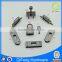 Qifeng hardware 6pcs zinc alloy handbag accessories in light gold color