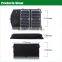 Foldable 13W sunpower solar cell portable solar charger for cell phone