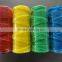 3 strand hdpe twist rope , polyethylene rope spools