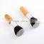 Single flat round cosmetic makeup duo fiber stippling brush duo fibre brushes