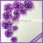 BFH018 hot sale stage backdrop purple large flower wall hanging