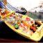 2016 hot sale Customized wooden Japanese Sushi Boat