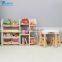 Cute Children's the plastic bookcase with study table/bookshelf