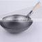 Restaurant Kitchen Double Handles Induction Cooking Wok Cooker