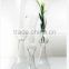 Unique new style home wedding decor floor glass vases for flower arrangement
