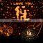 Charging projection lamp Star projection lamp Multifunctional emotion projection lamp LED romantic cartoon projector
