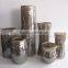 crackle mosaic glass glass cylinder for candle