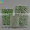 votive candle glass with decorative pattern