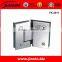 Simple Glass Sliding Door Bathroom Shower Cabin With Frameless Glass Hinges Bath Room