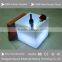 popular modern LED cube ice bucket, LED wine bucket, LED flower pot