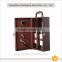 Customized New Designed Luxury Leather Wine Box With Accessories