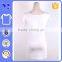 White printing round neck short tee -shirt