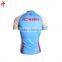 Light Sky Blue Ice hockey Jerseys, Customized logo sublimation wear,Athletic stripe simple bodysuits