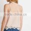 High quality fashion lace tassel sun wear girls tanktop wavy summer top