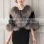 wholesale 2016 latest winter fashion high grade faux fox fur pashmina shawl for woman