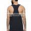 Mens plain black slim fitted tight slimming vest