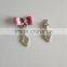 Cheap underwear clothing charms,crystal shoes accessories charm from factory