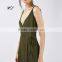 Sexy ladies strap summer slip dress women summer wrap front dress