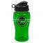USA Made 18 oz Transparent Sports Bottle With Flip Lid - BPA/BPS-free, FDA compliant and comes with your logo