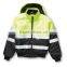 PU COATING UPF 50+ CUSTOMIZED HI VIS YELLOW WORK JACKET