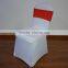 Red spandex chair bow with buckle for chair covers
