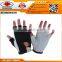 Fingerless Gel Glove Comfort Reflective Piping Padded Anti Vibration Grip