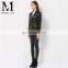 2016 Fashionable New Style Women Jacket Lover's Clothes With Mickey Minnie Mouse Pattern Genuine Real Sheepskin Leacher Jacket
