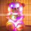 Wholesale Four Colors 30cm,50cm,80cm Teddy Bear Stuffed Plush Shining LED Light Up Lighting electronic Soft Toys