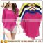 Multi-color Plus Size Ladies Chiffon Blouses Batwing Sleeve Ruffles Blusas Women Tops China Wholesales Apparel