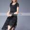 Fashion Casual pleated Vestidos Women Dresses Tulle pleated dress