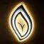 leaf Modern LED Chandelier Lights Lamp 24w-108w dinning room/bedroom Acrylic+Metal Dimmable Pandent Hanging Chandeliers