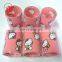 Newest style 64*63mm hook loop plastic hair rollers with custom pattern