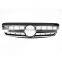 1pc Black Chrome Front Center Grille Fit 2000-05 For Mercedes-Benz S-Class W220
