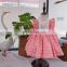 Spanish Lolita Girl Princess Dress Sleeveless Print Plaid Cute Dress For Girls Birthday Party Easter Dress Vestidos