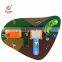 Cheaper Commercial Customized Park Kids Outdoor Plastic Slide Equipment