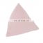 High quality plain light casual portable cheap small pink pillows multi functional foldable folding triangular pillow for home