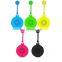 Waterproof bluetooth wireless speaker with sucker and hook