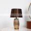 China factory direct sale home decor living room porcelain vintage gold table lamp for hotel
