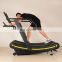 Yongwang new model commercial no power curved treadmill