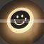 2019 hot sale LED indoor white wall lamp 15W decorative smile shape wall light for children room