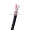 Low Noise Flexible 2 Core Microphone Cable Audio Cable Support OEM