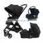 Luxury Baby stroller Push Chair Baby Stroller Foldable 3 In 1