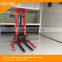 Straddle Semi-electric Stacker with wide leg