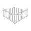 scallop vinyl picket fence white plastic pvc picket fence panel with gate